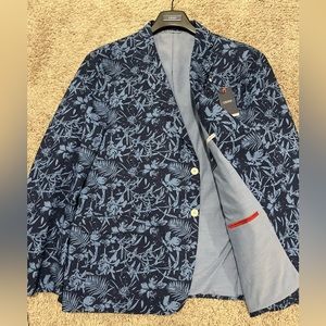 IZOD Sport Coat!! New with Tags! Blue. Size 50 Regular. Great Condition